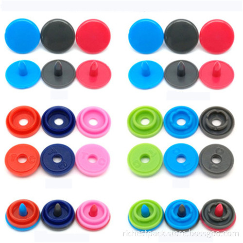 Colors Plastic Snap Button for Baby Clothes